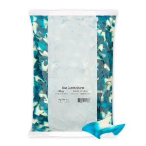 Albanese Blue Gummi Sharks 5lb Bag Bulk